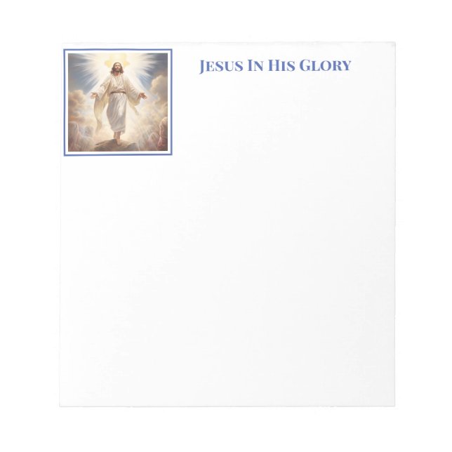 Bloc-notes Jésus dans la gloire (Devant)