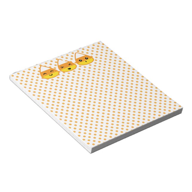 Bloc-notes Kawaii Candy Corn (Incliné)