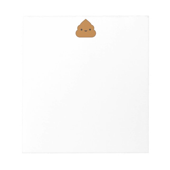 Bloc-notes Kawaii Poop (Devant)