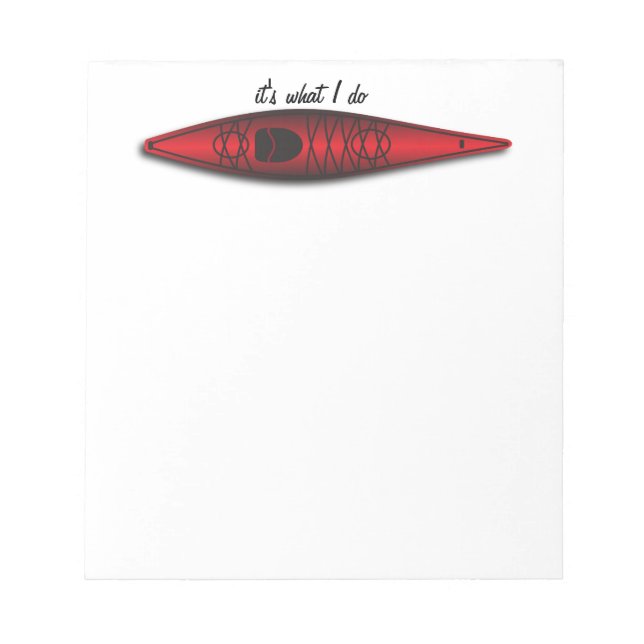 Bloc-notes Kayak (Devant)