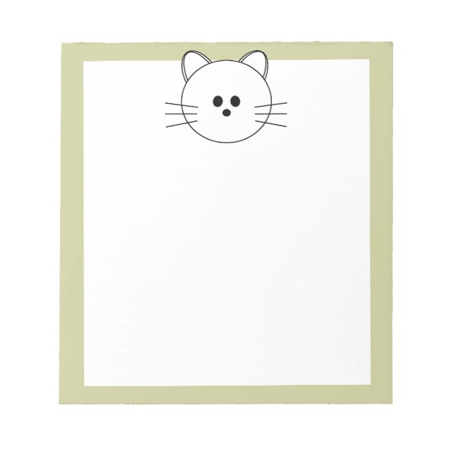 Bloc-notes "Kitty" Paws Here (Devant)