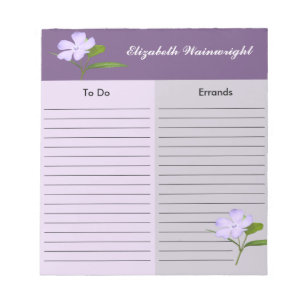 Bloc-notes Lavender Flower