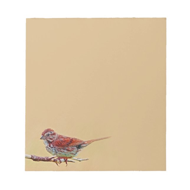 Bloc-notes Little Red Bird (Devant)