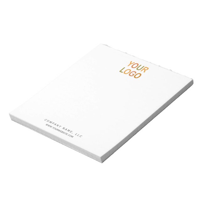 Bloc-notes LOGO de marque professionnelle personna (Tourné)