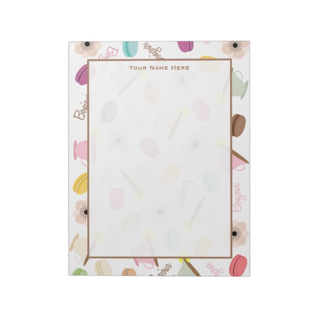 Bloc-notes Macarons Anemones & Teups (Tourné)