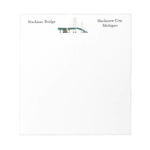 Bloc-notes Mackinaw Bridge Mackinaw City