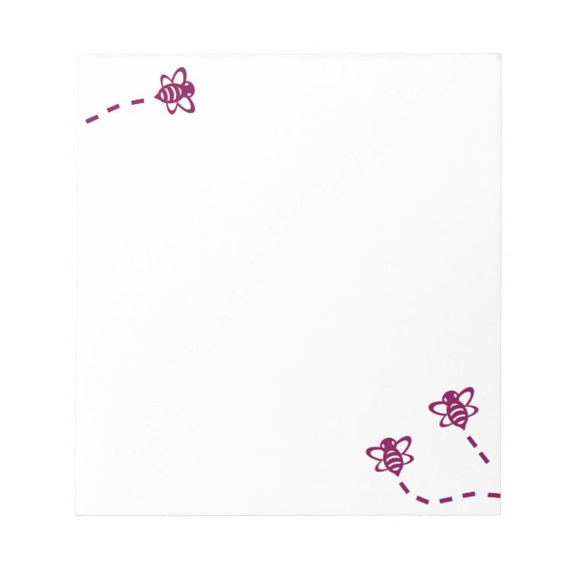 Bloc-notes minimaliste pour abeilles - Utilisation (Devant)