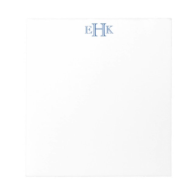 Bloc-notes monographique classique (Devant)