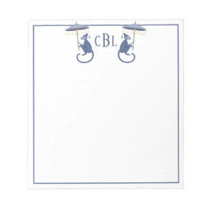 Bloc-notes monographique de Chinoiserie Monkeys