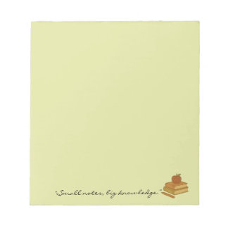 Bloc-notes motivant - Petites notes Grande connais