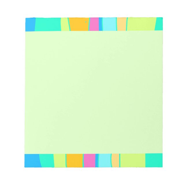 Bloc-notes multicouleur fluo (Devant)