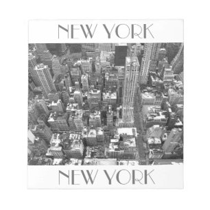 Bloc-notes New York Souvenir Empire State View Cad