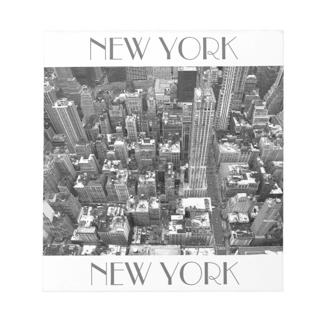 Bloc-notes New York Souvenir Empire State View Cad (Devant)
