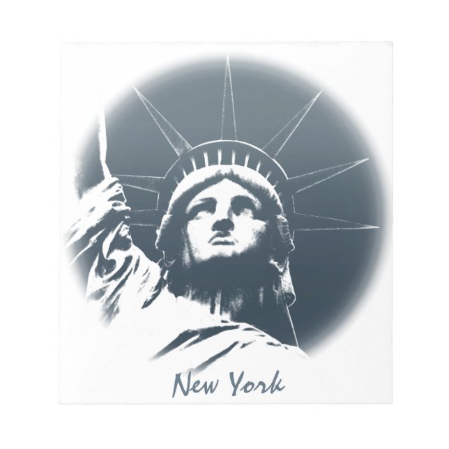 Bloc-notes New York Statue personnalisée de souven (Devant)