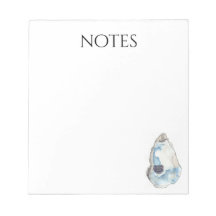 bloc-notes notes d'huître