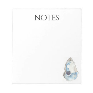 bloc-notes notes d'huître
