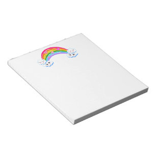 Bloc-notes Nuages Arc-en-ciel