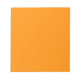 Bloc-notes orange de 5,5 po x 6 po - 40 pages