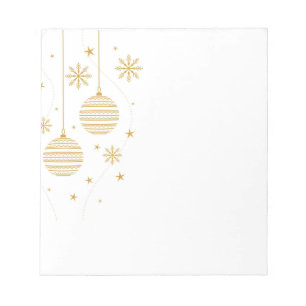Bloc-notes ornements de Noël