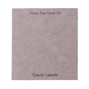 Bloc-notes : papier artisanal