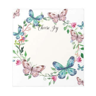Bloc-notes papillon