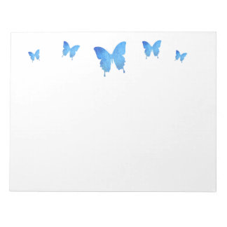 Bloc-notes Papillon bleu