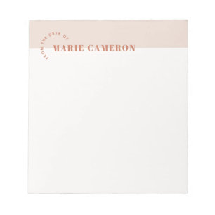 Bloc-notes Pastel simple - Brown