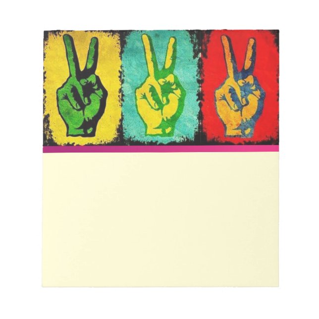 Bloc-notes Peace (Devant)