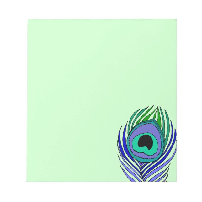 Bloc-notes Peacock Feather (Devant)