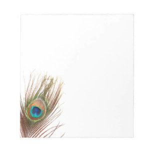 Bloc-notes Peacock Feather