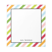 Bloc-notes personnalisé à la diagonale