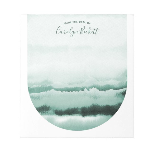 Bloc-notes personnalisé Boho Watercolor Cravate-Dy (Devant)