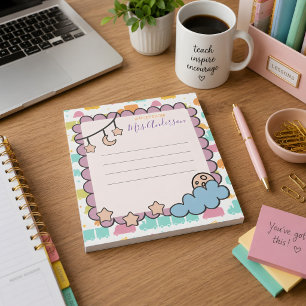 Bloc-notes personnalisé coloré A Note From Cute Te