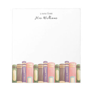 Bloc-notes personnalisé de l'enseignant