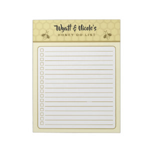 Bloc-notes personnalisé de liste de tâches à faire