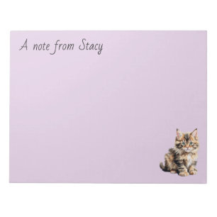 Bloc-notes personnalisé Kitten
