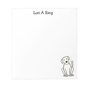 Bloc-notes personnalisé Lab Lover