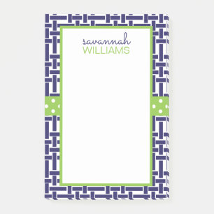 Bloc-notes personnalisé post-it Bambou et Grosgrai