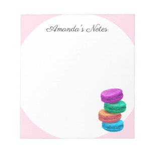 Bloc-notes personnalisé pour amateur de macarons