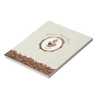 Bloc-notes personnalisé pour café – Logo personnal