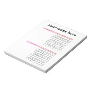 Bloc-notes personnalisé pour carte mère