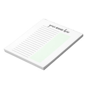 Bloc-notes personnalisé pour la liste des tâches
