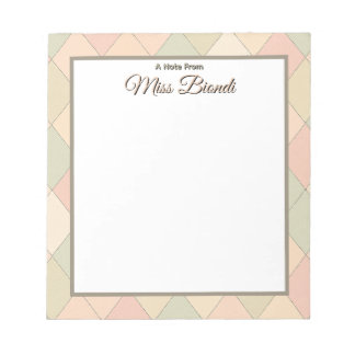 Bloc-notes personnalisé pour l'enseignant - Une no