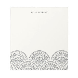 Bloc-notes personnalisé pour pétoncles de Bohême -