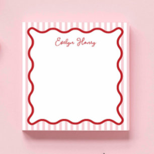 Bloc-notes personnalisé vibrant Whimsica rose roug