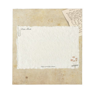 Bloc-notes personnalisé vintage