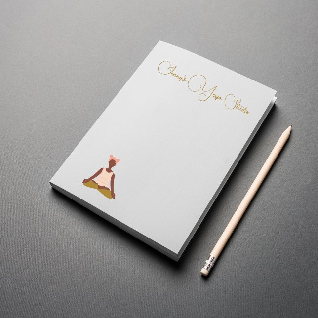 Bloc-notes personnalisé Yoga Studio (Créateur téléchargé)