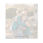 Bloc-notes photo personnalisé, photo complète | ef