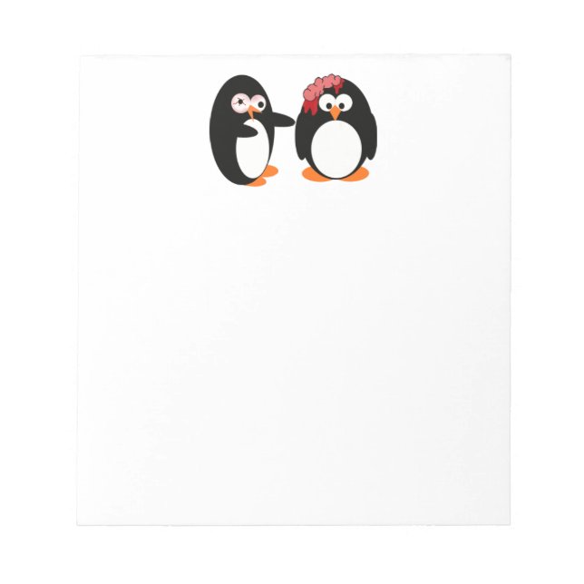 Bloc-notes Pingouin Zombie (Devant)