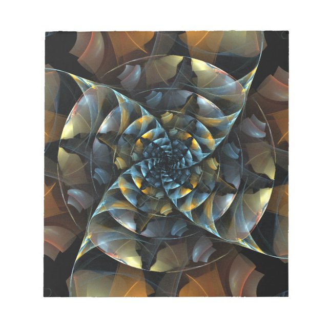 Bloc-notes Pinwheel Art Abstrait (Devant)